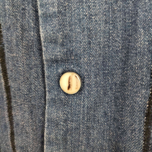 NEXT MENSWEAR ポルトガル製 バイカラー デニムシャツ メンズ