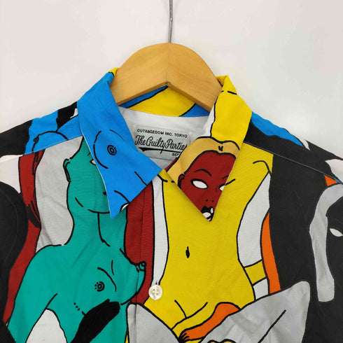ワコマリア WACKO MARIA 22AW 天国東京百女柄図 HAWAIIAN SHIRT L/S メンズ JPN:L