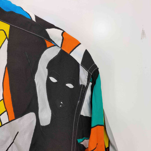 ワコマリア WACKO MARIA 22AW 天国東京百女柄図 HAWAIIAN SHIRT L/S メンズ JPN:L