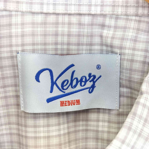 ケボズ KEboz 24SS T/C CHECK SHIRT メンズ JPN:M