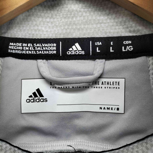アディダス adidas フロント刺繍ハーフジップトップス メンズ JPN:L