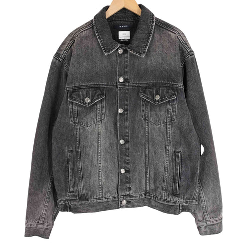 スビ KSUBI OH G JACKET THROW ブラックデニムトラッカージャケット メンズ import:M