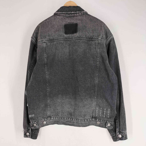 スビ KSUBI OH G JACKET THROW ブラックデニムトラッカージャケット メンズ import:M