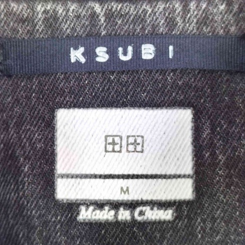 スビ KSUBI OH G JACKET THROW ブラックデニムトラッカージャケット メンズ import:M
