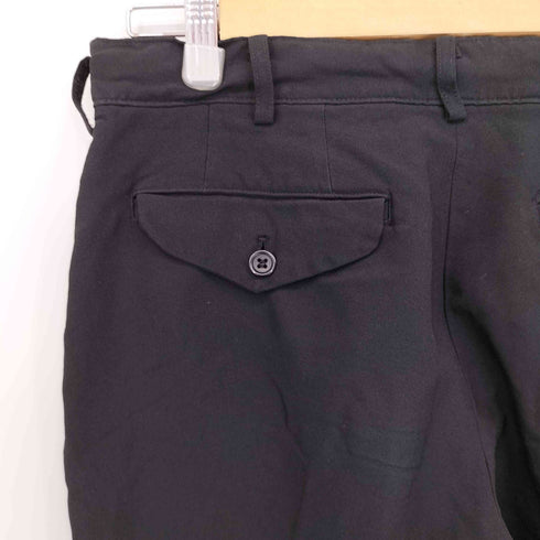 ブラックコムデギャルソン BLACK COMME des GARCONS ポリエステル縮絨クロップドパンツ メンズ JPN:S