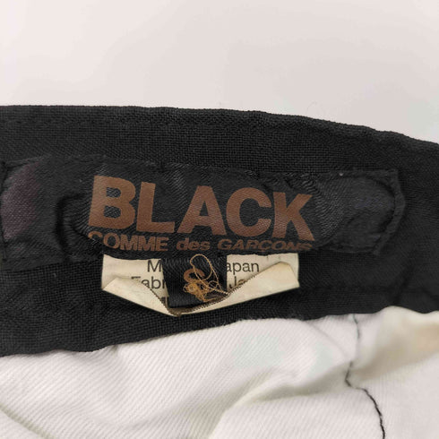 ブラックコムデギャルソン BLACK COMME des GARCONS ポリエステル縮絨クロップドパンツ メンズ JPN:S
