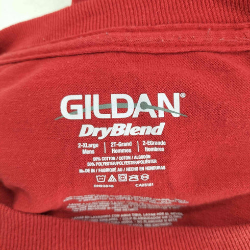 ギルダン GILDAN 両面プリントナンバリング L/S TEE メンズ 2XL
