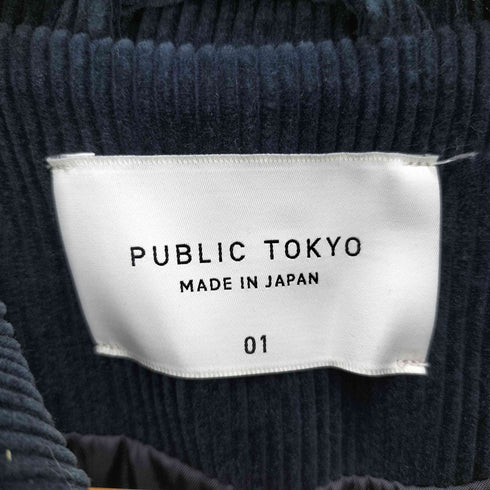 パブリックトウキョウ PUBLIC TOKYO コーデユロイフルジップジャケット メンズ 01