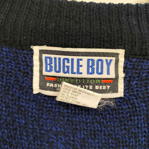 ビューグルボーイ Bugle Boy ロゴ刺繍カレッジカーディガン メンズ JPN:L