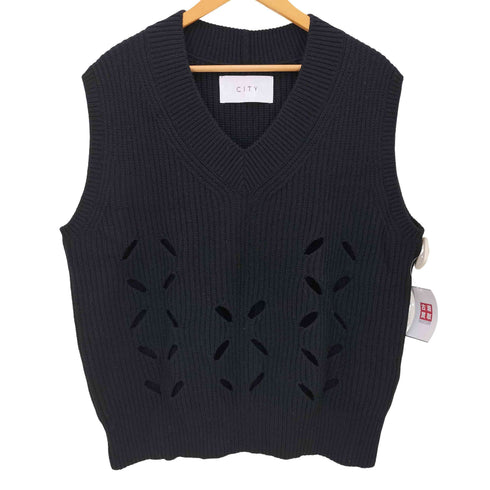 シティー CITY LEAF HOLE VEST メンズ 1
