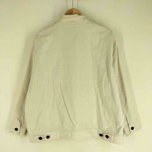 エディーバウアー Eddie Bauer 90~00s 白タグ ジップアップブルゾン スイングトップ 裏地チェック メンズ import:S