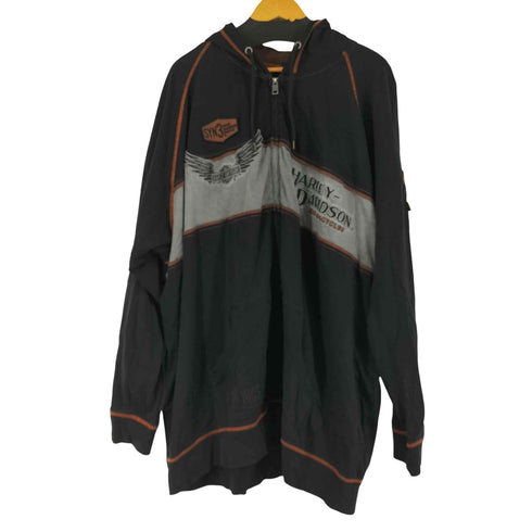 ハーレーダビッドソン HARLEY-DAVIDSON 90S iron Block Hoodie メンズ 5XL