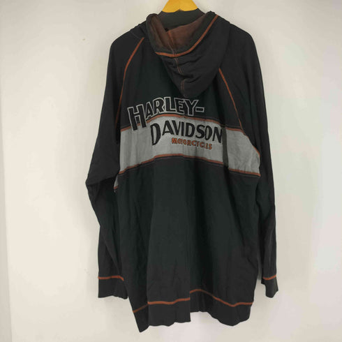 ハーレーダビッドソン HARLEY-DAVIDSON 90S iron Block Hoodie メンズ 5XL