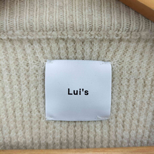ルイス Luis ステッチ配色クルーニット メンズ S