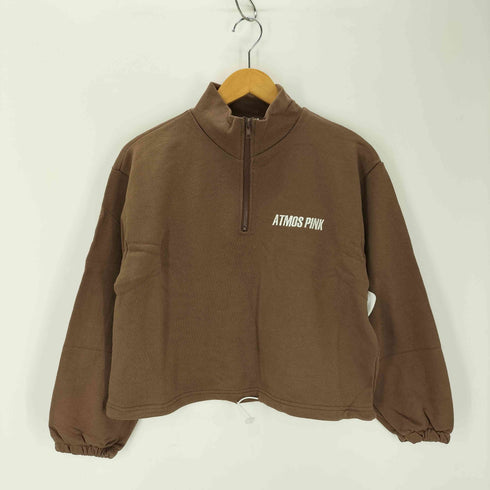 アトモス atmos ハーフジップ クロップドスウェット スウェットパンツ レディース