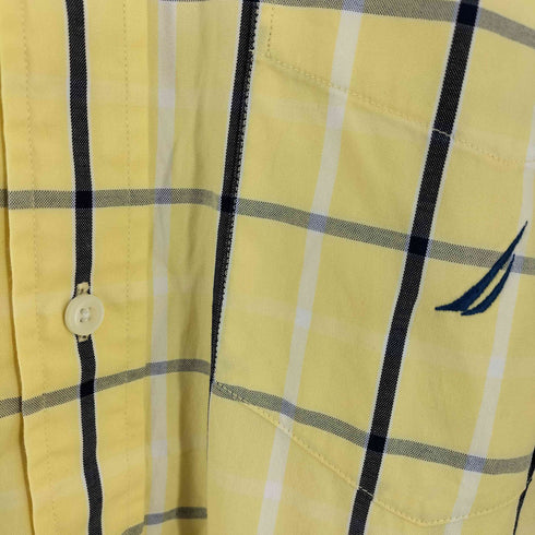 ノーティカ NAUTICA 80'S TWO-PLY COTTON ボタンダウンチェックシャツ メンズ import:XL