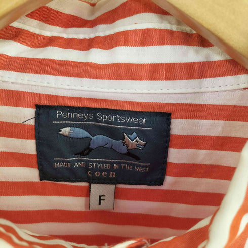 ペニーズ PENNEYS 別注 ロンドンストライプシャツ レディース FREE