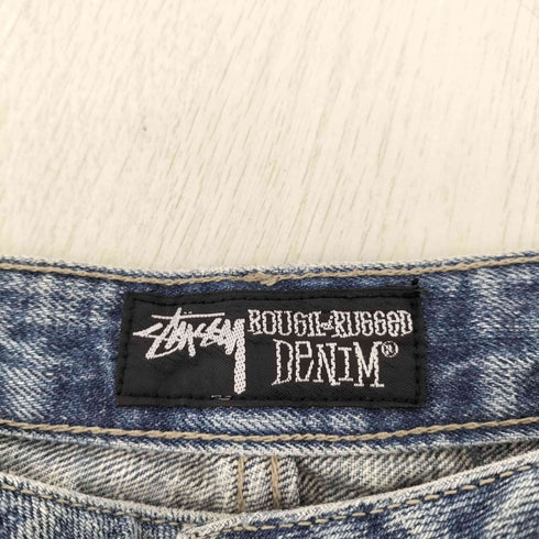 ステューシー Stussy rough rugged denim ダメージデニム レディース JPN:XS