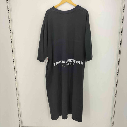 TIGRAN AVETISYAN AD2021 21SS 総プリント半袖ロングワンピース メンズ