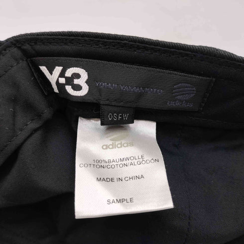 ワイスリー Y-3 スナップ ボタン ベルト ロゴ 刺繍 4パネル キャップ アンパイア キャップ メンズ OSFW
