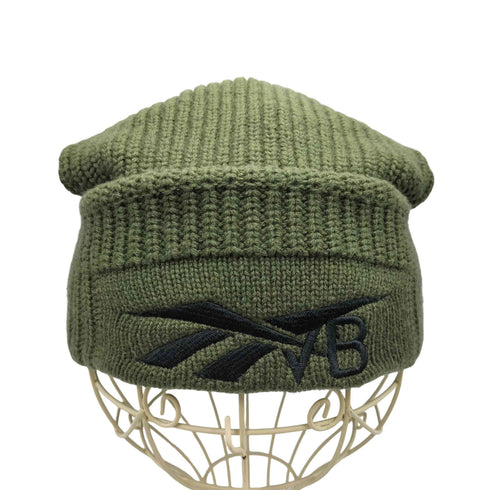 リーボック Reebok コラボ ロゴ 刺繍 ニット キャップ ビーニー レディース