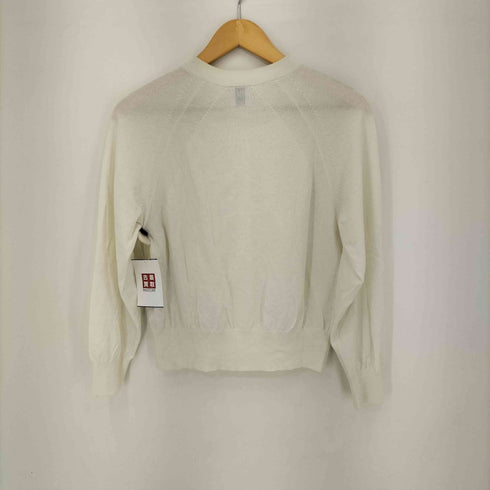 スピックアンドスパン Spick and Span ICECOTTON クルーネックカーディガン レディース