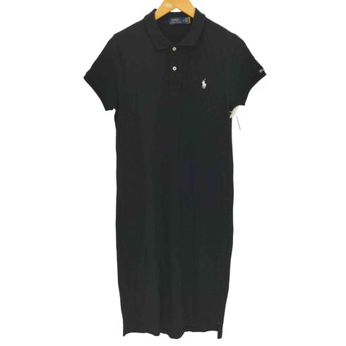 ポロラルフローレン POLO RALPH LAUREN スモールポニー刺繍 半袖ポロワンピース レディース import:M