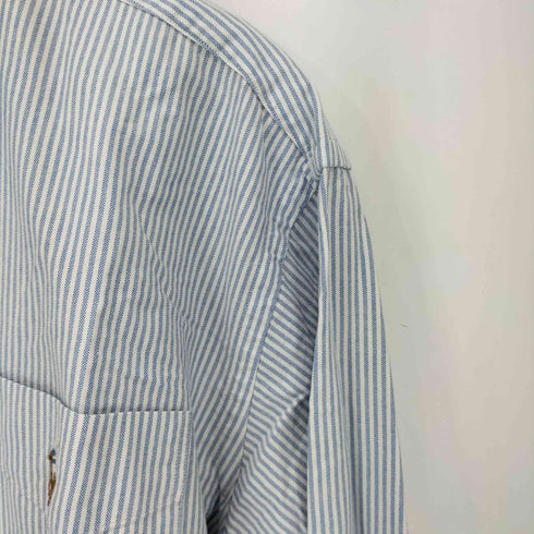 ポロバイラルフローレン Polo by RALPH LAUREN THE BIG SHIRT ポニー刺繍 ストライプボタンダウンシャツ メンズ M