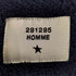 ニーキューイチニーキューゴーオム 291295=HOMME モールニット ジップアップパーカー メンズ JPN:2