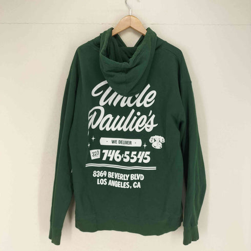 UNCLE PAULIE'S ロゴプリントプルオーバーパーカー street メンズ JPN:L