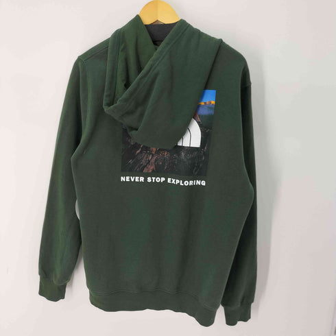 ザノースフェイス THE NORTH FACE Box NSE Pullover Hoodie ロゴプリントプルオーバーパーカー never stop exploring メンズ JPN:L