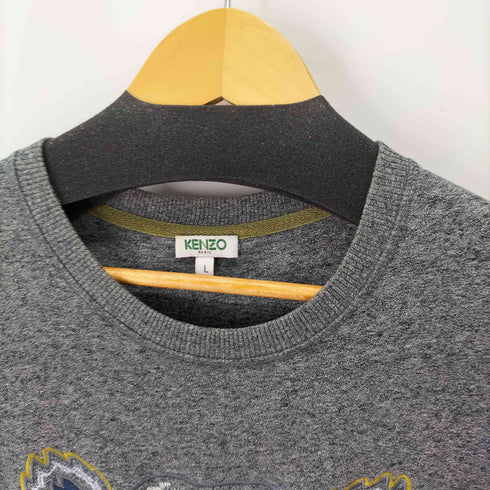 ケンゾーパリス KENZO PARIS TIGER CLASSIC SWEATSHIRT タイガー刺繍クルーネックスウェットプルオーバー 虎 メンズ JPN:L