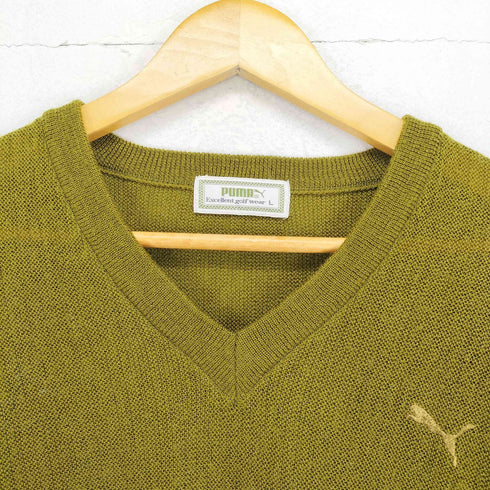 プーマ PUMA モヘア混 Vネックニット メンズ JPN:L