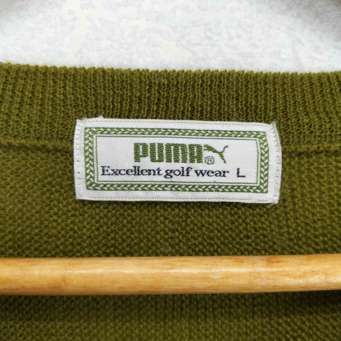 プーマ PUMA モヘア混 Vネックニット メンズ JPN:L