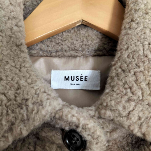 フロムファーストミュゼ musee from first ビックシルエット ボア シャツジャケット レディース FREE
