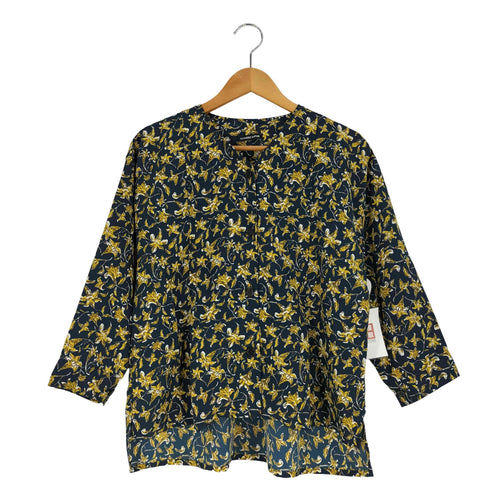 ノンブルアンペール NOMBRE IMPAIR water color flower blouse ウォーターカラー フラワー ブラウス レディース FREE