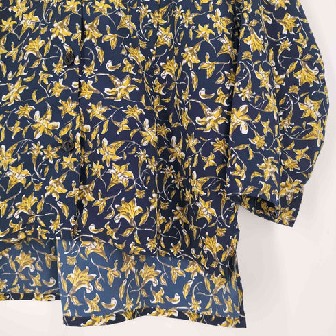 ノンブルアンペール NOMBRE IMPAIR water color flower blouse ウォーターカラー フラワー ブラウス レディース FREE