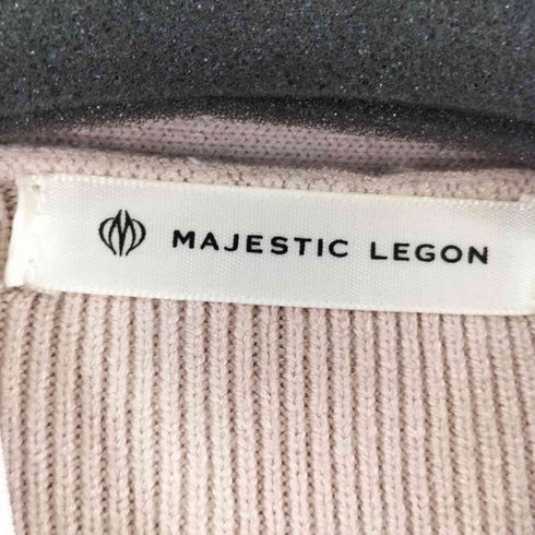 マジェスティックレゴン MAJESTIC LEGON クラシックボウタイニットワンピース レディース JPN:M