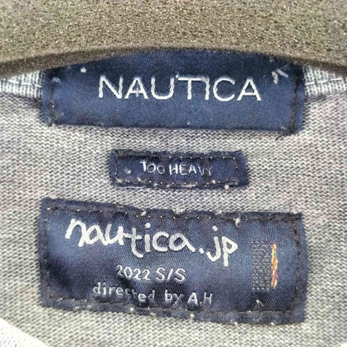ノーティカ NAUTICA アーチロゴクルーネックカットソー メンズ JPN:XL
