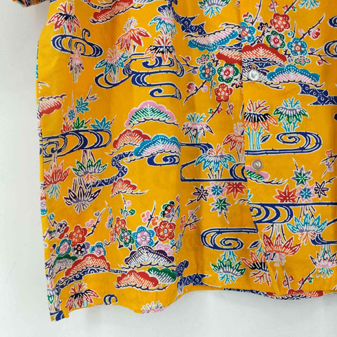 S/S 総柄シャツ メンズ 3L