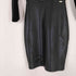 アルマーニエクスチェンジ ARMANI EXCHANGE ベロア フェイクレザー 異素材切替タイトワンピース レディース import:XS