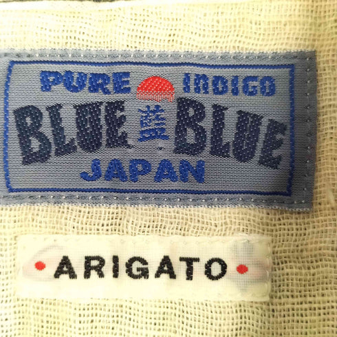 ブルーブルー BLUE BLUE 刺し子カバーオール 内側リネン メンズ JPN:3