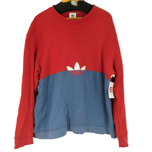 アディダス adidas バイカラースウェット メンズ
