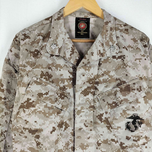 ユーエスエムシー USMC デザートマーパットジャケット BLOUSE DESERT MARPAT CAMOUFLAGE MCCUU デジカモ 階級章ピンズ メンズ SMALL-REGULAR