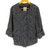 ティビ tibi ヘリンボーン ツイード ノーカラージャケット レディース JPN:2