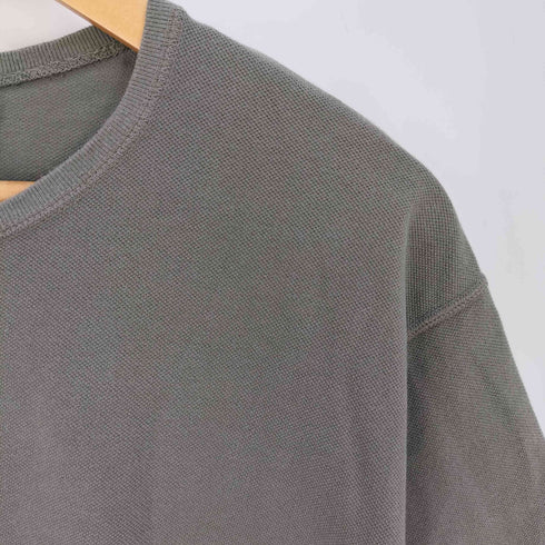 ノンネイティブ nonnative DWELLER S/S HENLEY NECK TEE COTTON PIQUE OVERDYED ドウェラ ヘンリーネックTシャツ コットン ピケ オーバーダイ メンズ JPN:3