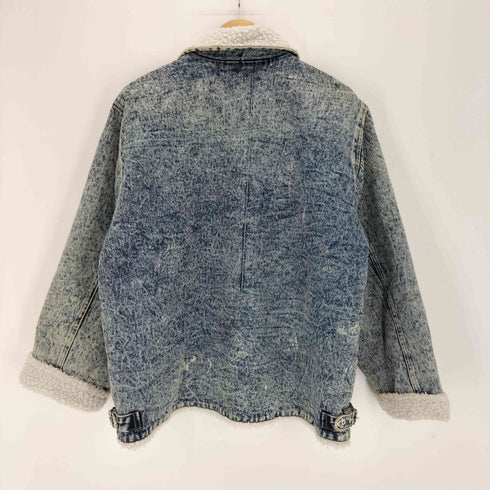 ロンドンフォグ LONDON FOG B-3 ボンバージャケット 裏ボア ウォッシュ加工 デニムジャケット メンズ JPN:S