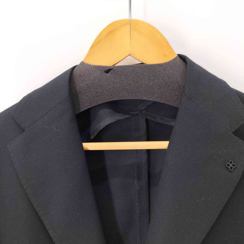 タリアトーレ TAGLIATORE イタリア製 ウール100% シングルジャケットホップサック メンズ EUR:50