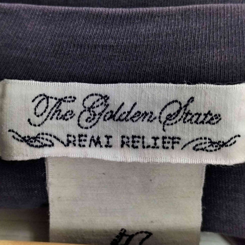 レミレリーフ REMI RELIEF THE GOLDEN STATE ナス紺 コットンカーディガン メンズ import:L