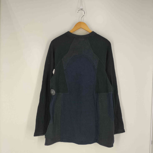 バイボレ BYBORRE WEIGHTMAP SWEATER パッチワークウェイトマップセーター メンズ import:L